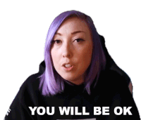 You Will Be Ok Ashnichrist Sticker - You Will Be Ok Ashnichrist Youll Be Cool Stickers