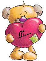 Love You Sticker - Love You Teddy Bear Stickers