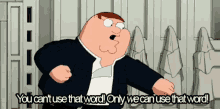Word Petter Griffin GIF - Word Petter Griffin Family Guy GIFs