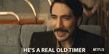 Hes A Real Old Timer Old School GIF - Hes A Real Old Timer Old School Traditional GIFs