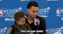 steph curry happy fathers day be quiet