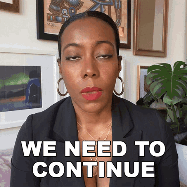 We Need To Continue To Push Forward Tiffany Reid GIF - We Need To Continue To Push Forward Tiffany Reid Bustle GIFs