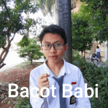 Lu Bryan Bacot Babi GIF - Lu Bryan Bacot Babi Eyeglasses GIFs