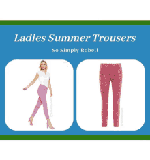 Ladies Summer Trousers Robell Ladies Trousers GIF - Ladies Summer Trousers Robell Ladies Trousers Robell Trousers GIFs