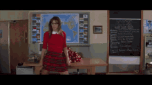 Bedazzled Hot Teacher GIF - Bedazzled Hot Teacher Plaid Skirt GIFs