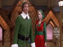 elf funny huh what yelling