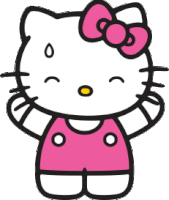 Going Crazy Hello Kitty Sticker - Going Crazy Hello Kitty Dizzy Stickers