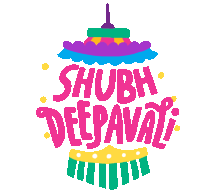 Lantern Sways With Shubh Deepavali Text Sticker - Diwali Sparkles Shubh Deepavali Happy Diwali Stickers