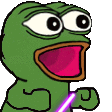 Excite Pepe Sticker - Excite Pepe Sabers Stickers