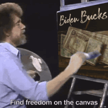 Find Freedom In The Canvas Painting GIF - Find Freedom In The Canvas Painting Canvas GIFs