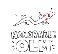Honorable Olm Veefriends Sticker - Honorable Olm Veefriends Worthy Stickers