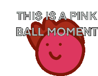 Pink Ball Pink Ball Adventure Sticker - Pink Ball Pink Ball Adventure Adventures Of Pink Ball Stickers