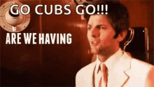 Are We Having Fun Yet Go Cubs GIF - Are We Having Fun Yet Go Cubs Smile GIFs