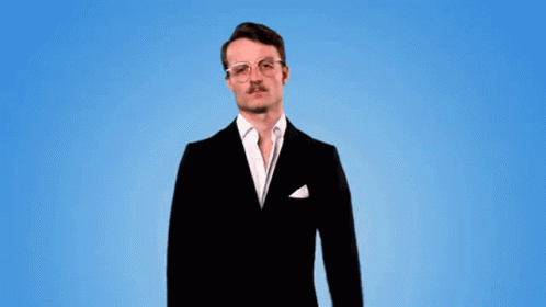 Dab In Suit GIF - Dab In Suit Serious Face GIFs