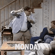 Chris Farley Days Of The Week GIF - Chris Farley Days Of The Week Comedy GIFs