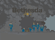 Bethesda Pixel Party - Fallout GIF - Fallout Pixel Party Bethesda GIFs