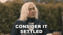Consider It Settled Vicious GIF - Consider It Settled Vicious Alex Hassell GIFs