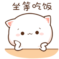 Cute Waiting Sticker - Cute Waiting Mochi Stickers