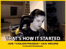 Thats How It Started Jos Van Meurs GIF - Thats How It Started Jos Van Meurs Violentpanda GIFs