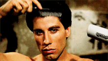 Christ John Travolta GIF - Christ John Travolta Hair Blower GIFs