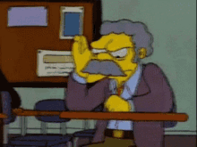Moe The Simpsons GIF - Moe The Simpsons Mustache GIFs