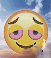 Emoji High GIF - Emoji High Smoking GIFs
