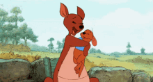 kanga roo winnie the pooh a mothers love hug