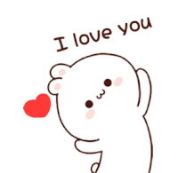 Bunny I Love You Sticker - Bunny I Love You Heart Stickers