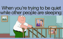 Family Guy Peter Griffin GIF - Family Guy Peter Griffin Trying To Be Quiet GIFs