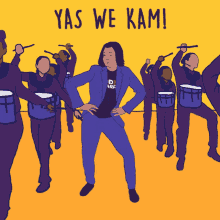 Yes We Kam Kamala Dancing GIF - Yes We Kam Kamala Dancing Kamala Harris Dancing GIFs