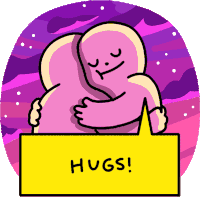 Covid Hug Sticker - Covid Hug Hugs Stickers