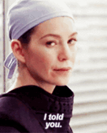 Greys Anatomy Meredith Grey GIF - Greys Anatomy Meredith Grey I Told You GIFs