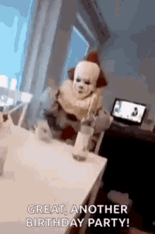 clown clowns birthday party drinking clown clown clowns birthday party drinking clown