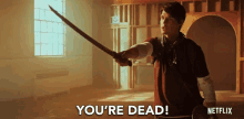Youre Dead Threaten GIF - Youre Dead Threaten Its Over GIFs