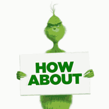 The Grinch How About No GIF - The Grinch How About No Placards GIFs