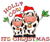 Holy Cow Christmas Sticker - Holy Cow Christmas Its Christmas Stickers
