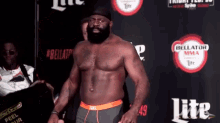 kimbo slice muscles biceps show off