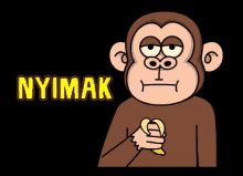 Cool Monkey Nyimak GIF - Nyimak Cool Monkey Monyet GIFs