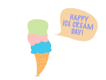 National Ice Cream Day Cone GIF - National Ice Cream Day Ice Cream Day Ice Cream GIFs