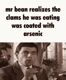 mr bean clams oh realization arsenic