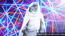 Rave Cat GIF - Rave Cat Raimbow GIFs