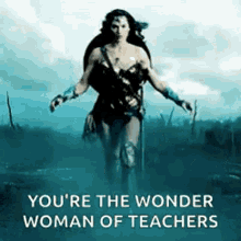 Wonder Woman Gal Gadot GIF - Wonder Woman Gal Gadot Youre The Wonder Woman Of Teachers GIFs