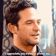 Dool Days Of Our Lives GIF - Dool Days Of Our Lives I Apreciate You Trying To Protect Me GIFs