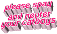 Catboy Anime Sticker - Catboy Anime Spay Stickers
