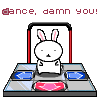 Dance Ddr Sticker - Dance Ddr Bunny Stickers