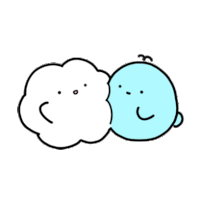 Blue Bird White Cloud Sticker - Blue Bird White Cloud Friends Stickers