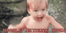 toggle network baby excited