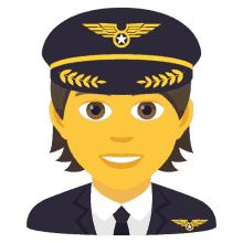 pilot people joypixels plane captain aviator