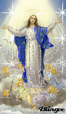 Virgin Mary Blingee GIF - Virgin Mary Blingee Sparkle GIFs