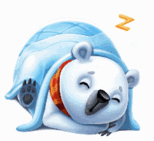 Good Night Sleepy GIF - Good Night Sleepy Polar Bear GIFs